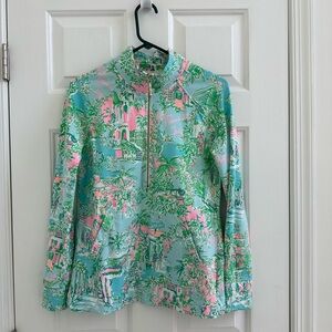 Lilly Pulitzer 3/4 zip sweatshirt